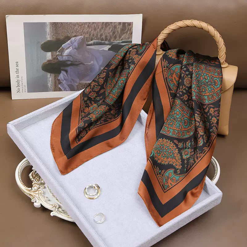 Oriental Edit I - Silk Scarf