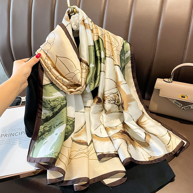 Santorini Collection IV - Twill Silk Scarf