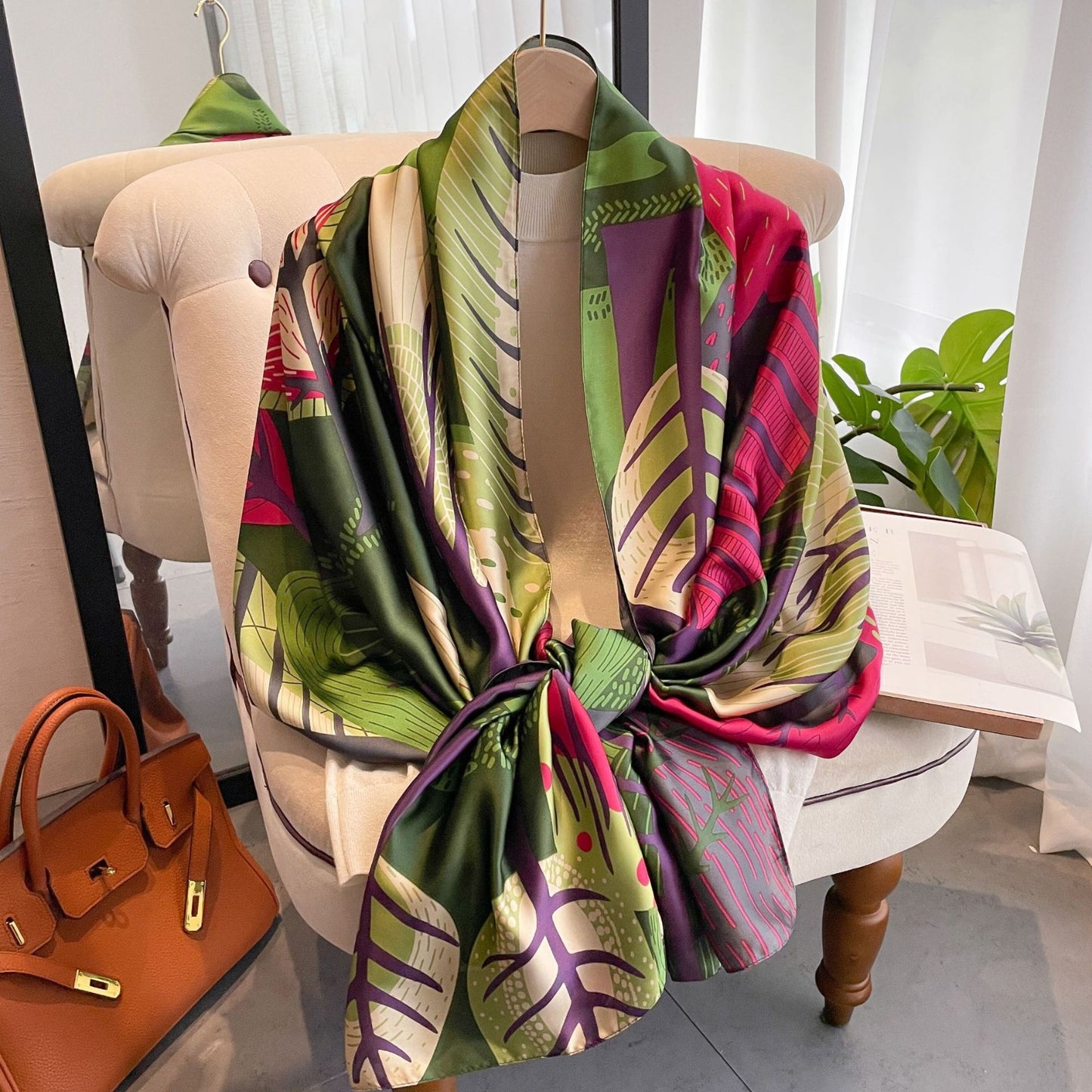Santorini Collection I - Twill Silk Scarf