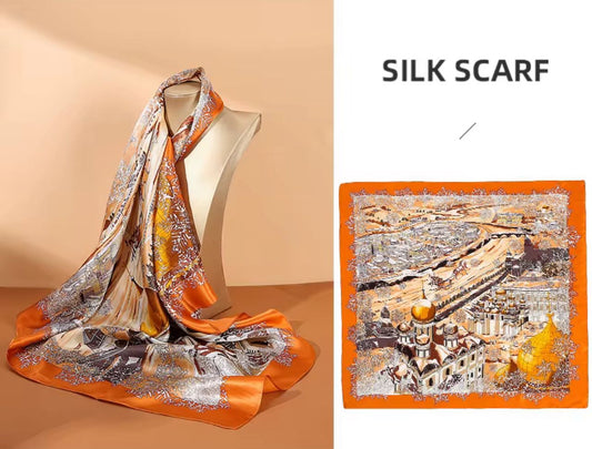 100% Silk Scarf - Allure Edit I