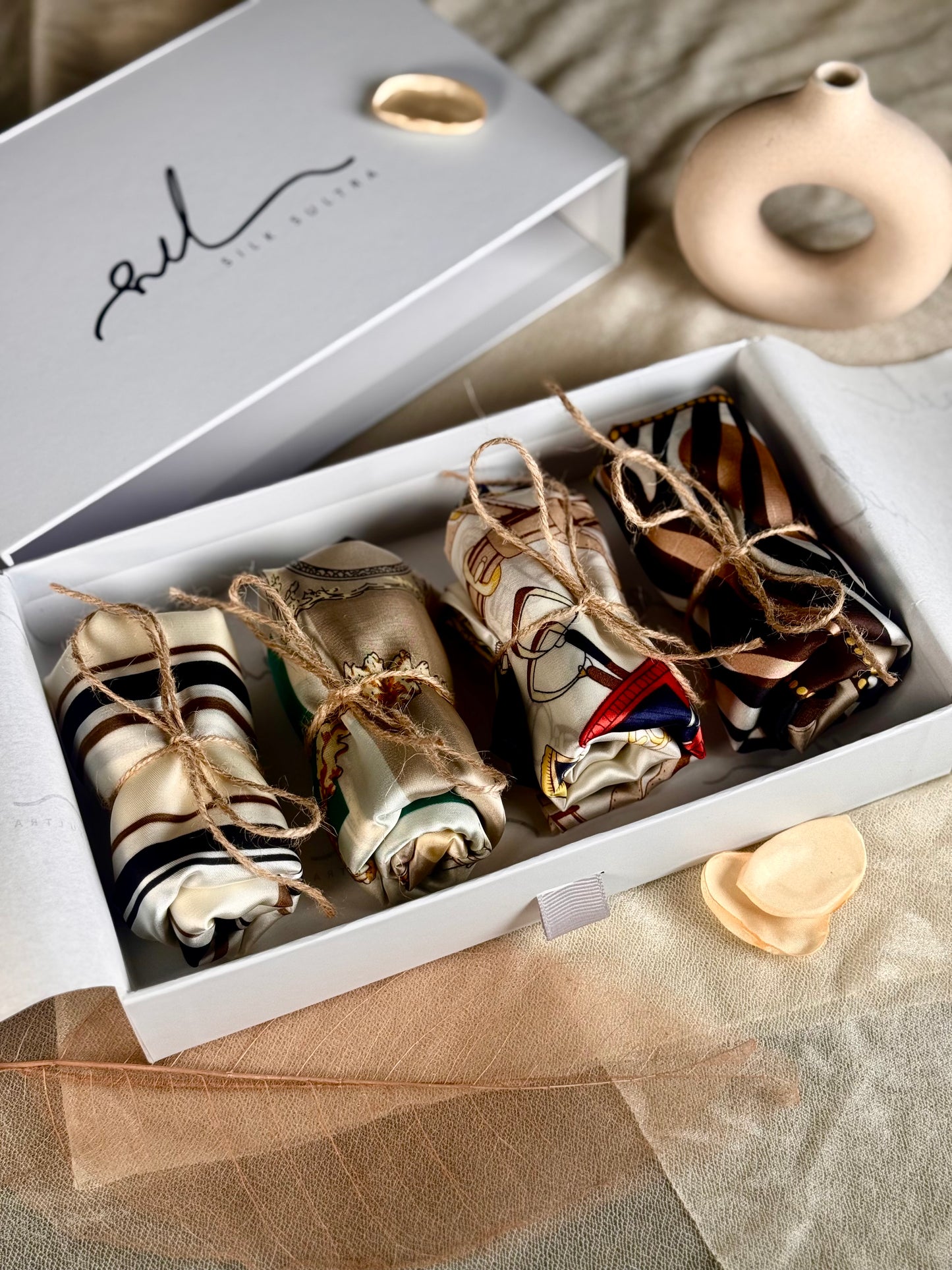 Gift Set - Box of Silk Scarfs