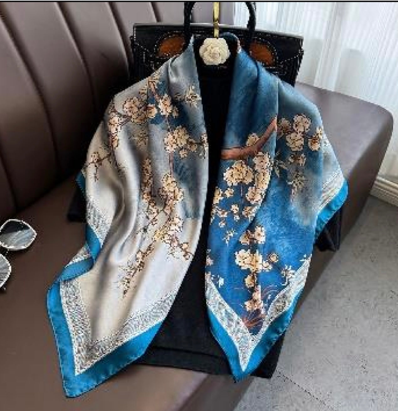 Santorini Edit I - Silk Scarf