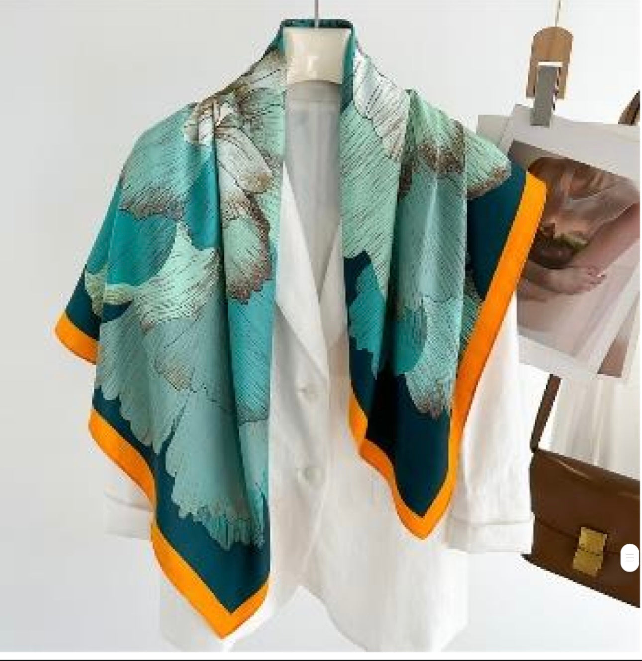 Santorini Edit II - Silk Scarf