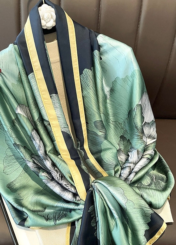 Santorini Collection V - Twill Silk Scarf