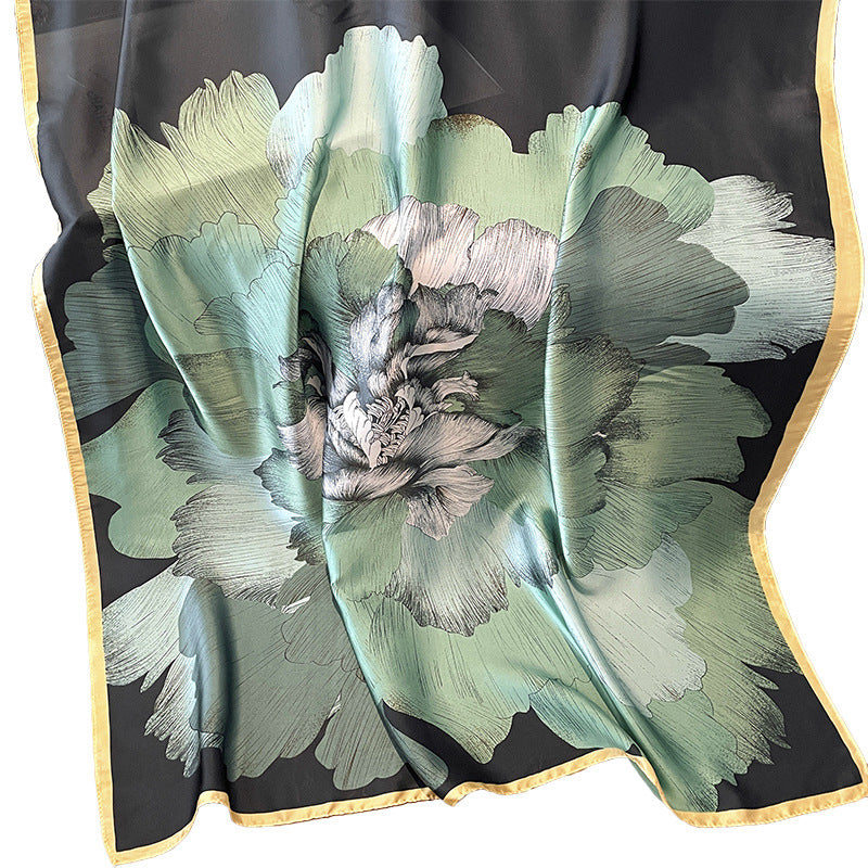 Santorini Collection V - Twill Silk Scarf