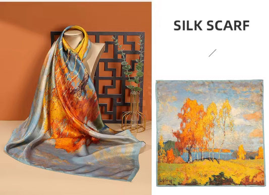 100% Silk Scarf - Allure Edit III